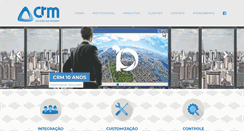 Desktop Screenshot of crmsolucoes.com.br